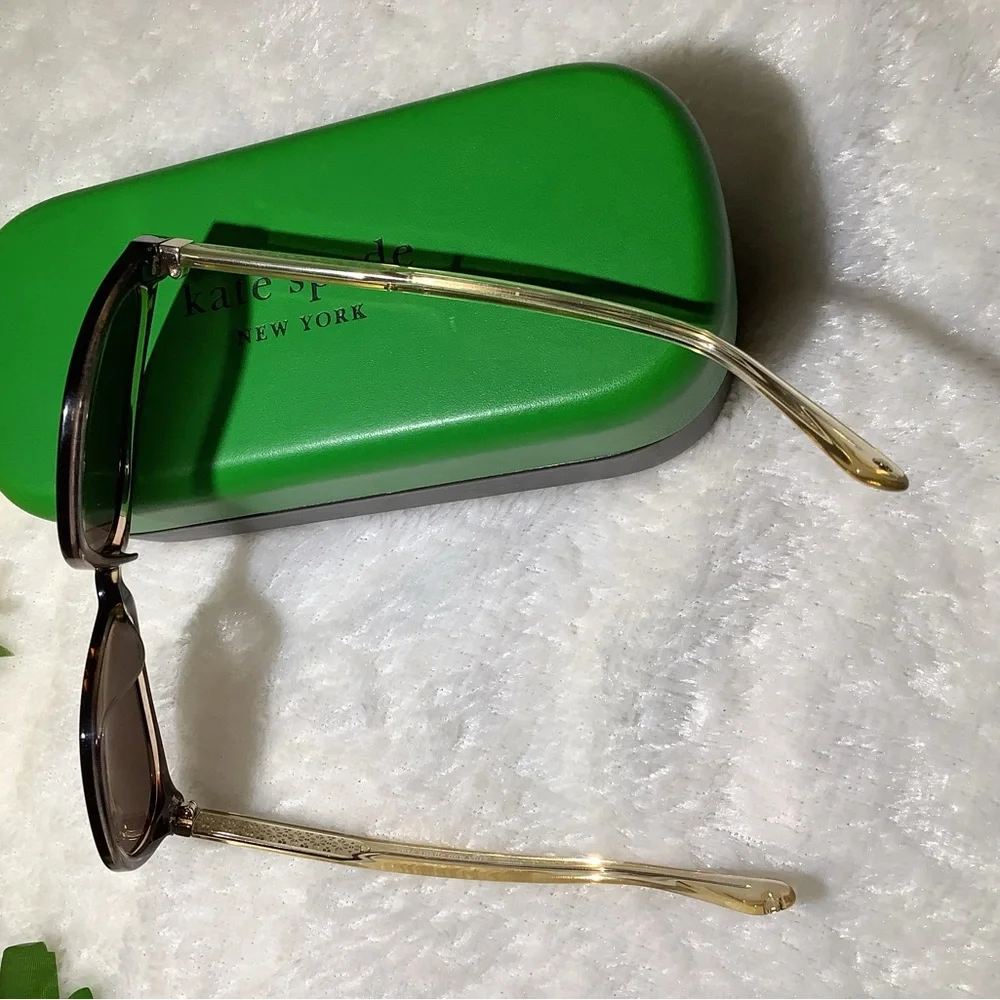 Kate Spade Brown Tortoise Sunglasses - Picture 7 of 11